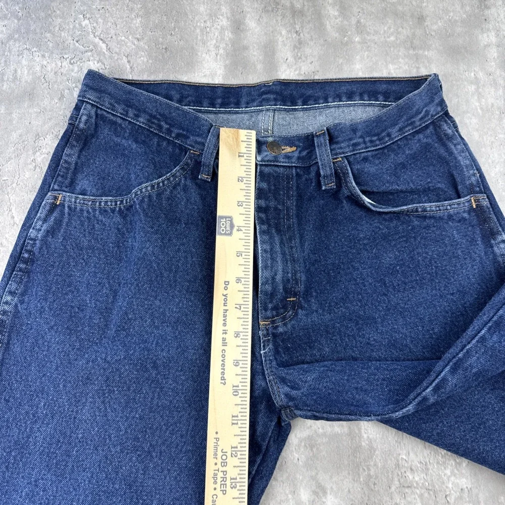 Rustler Jeans‎ Men's 32x30 Extra Heavyweight Straight Leg Work Pants Blue Cotton